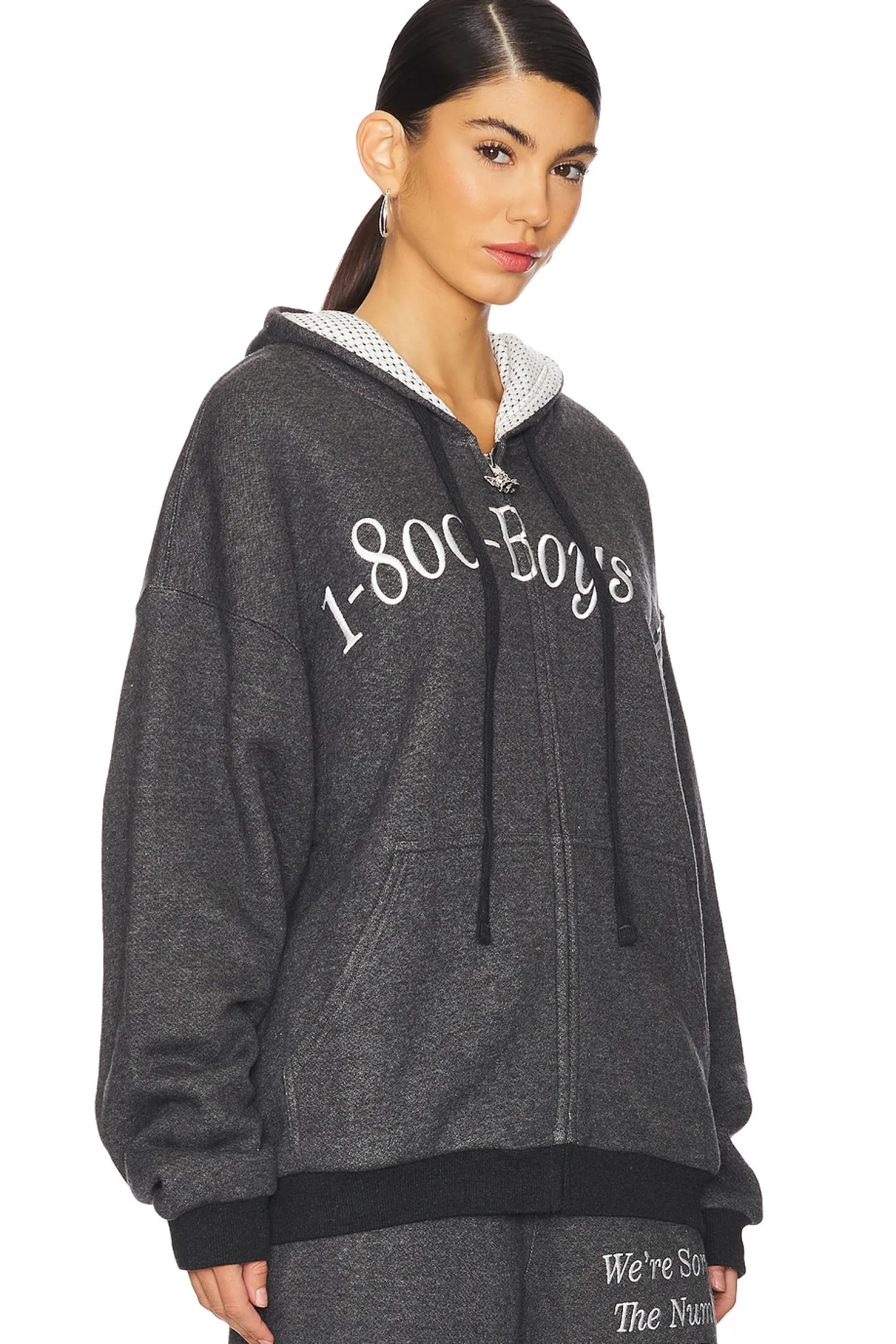 Women Boys Lie Matching Sets|Loungewear>1-800 Harley Zip Hoodie
