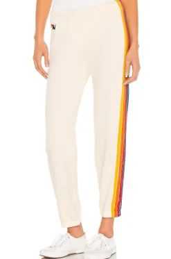 Women Aviator Nation Pants|Loungewear>5 Stripe Sweatpant