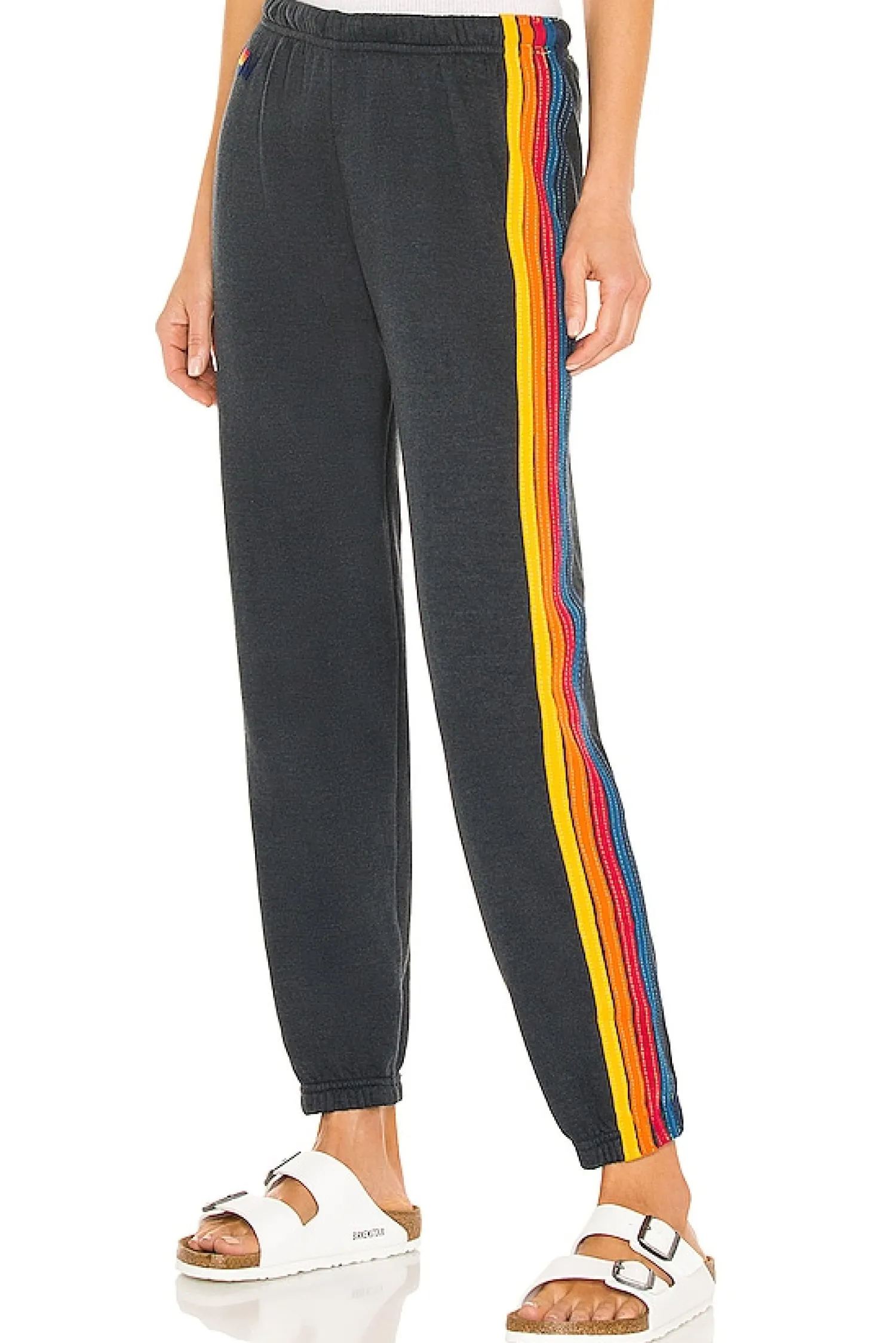 Women Aviator Nation Pants|Loungewear>5 Stripe Sweatpant