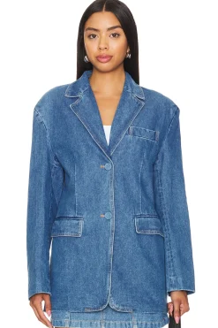 Women Bardot Jackets & Coats>Abi Denim Oversized Blazer