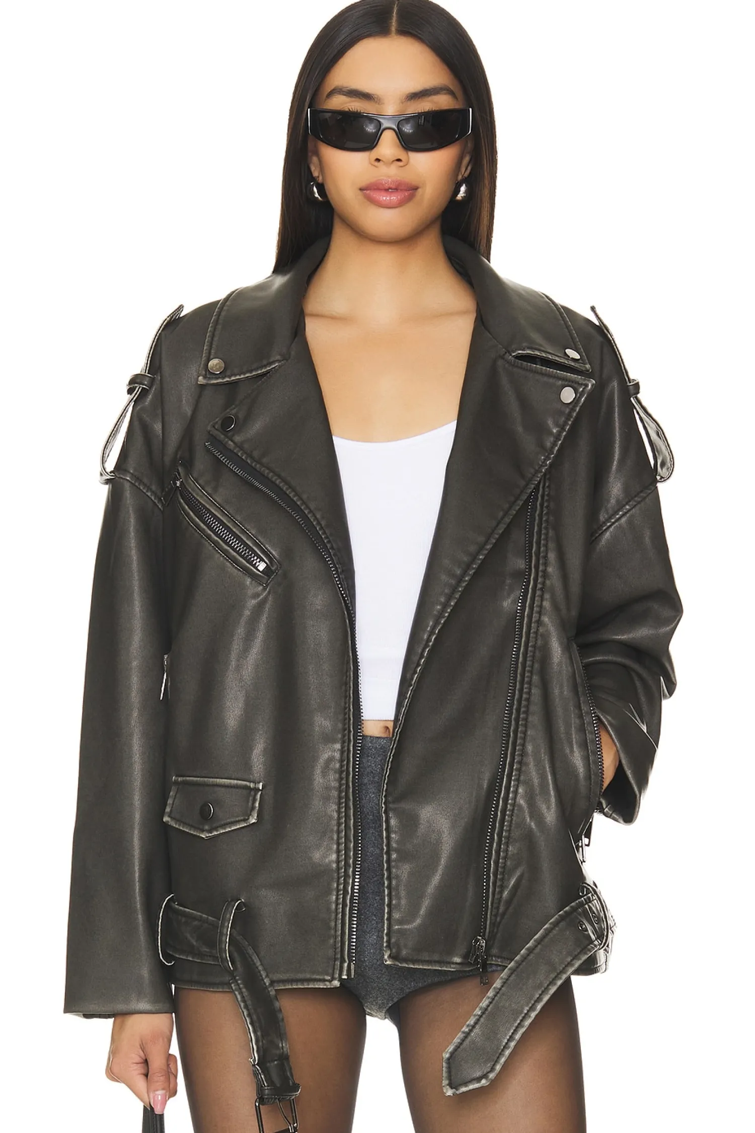 Women LIONESS Jackets & Coats>Ace Biker Jacket