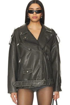 Women LIONESS Jackets & Coats>Ace Biker Jacket