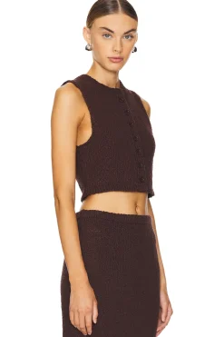 Women Lovers and Friends Matching Sets>Agnese Cropped Vest