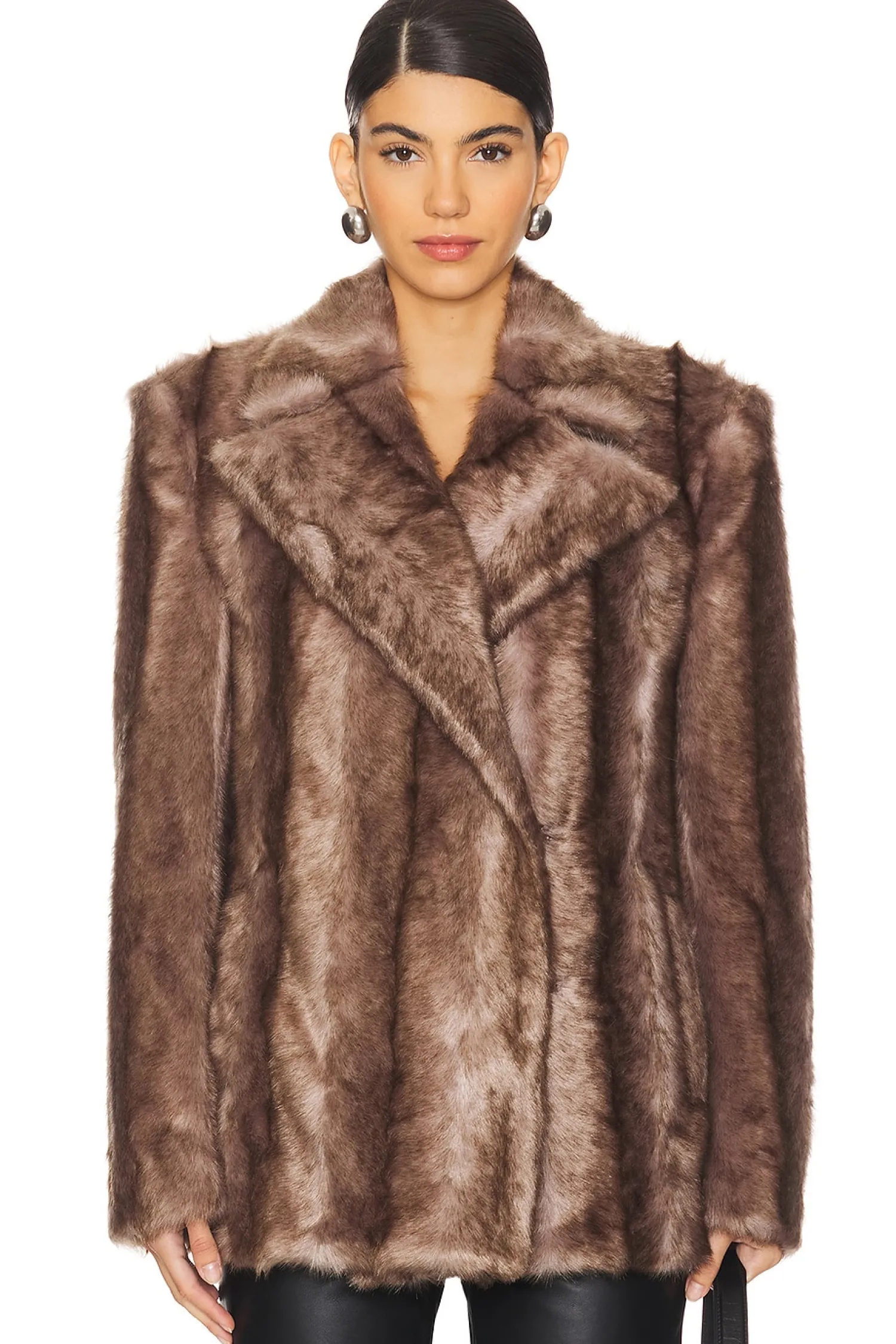 Women AKNVAS Jackets & Coats>Agostino Faux Fur Jacket