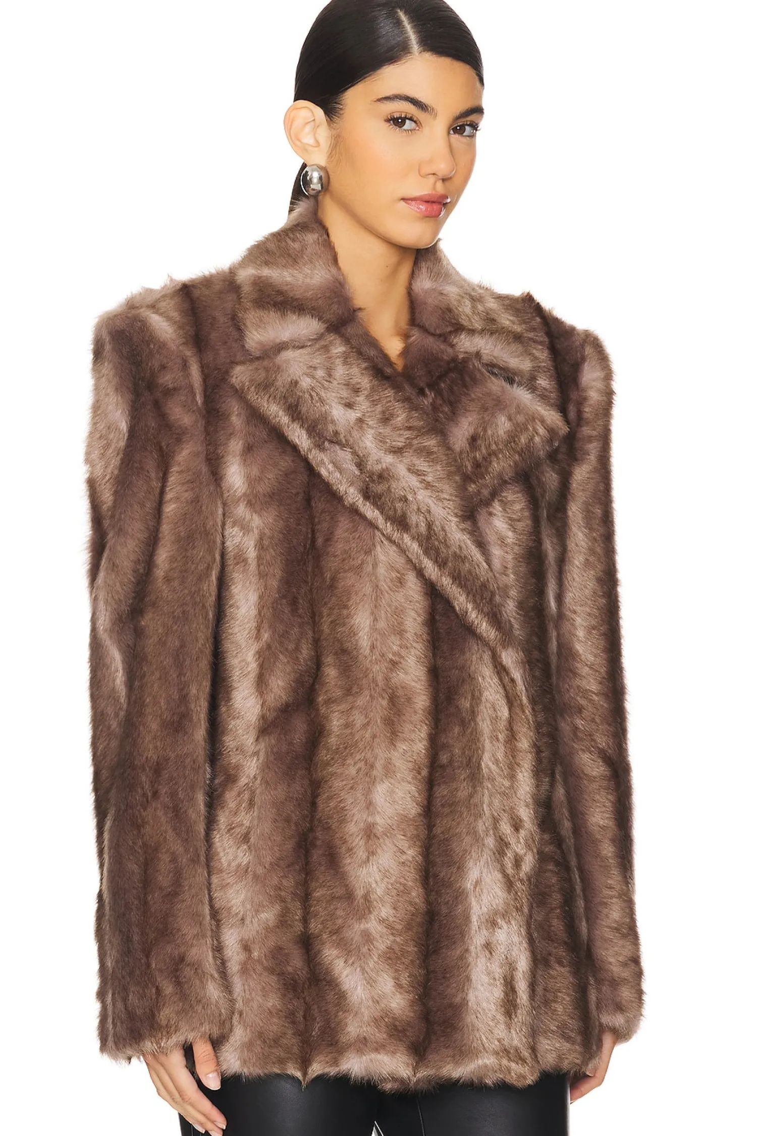 Women AKNVAS Jackets & Coats>Agostino Faux Fur Jacket
