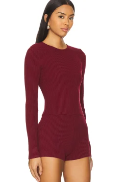 Women Lovers and Friends Matching Sets>Aine Knit Crewneck