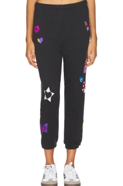 Women Lauren Moshi Pants|Loungewear>Alana Crop Sweatpant Designer Elements