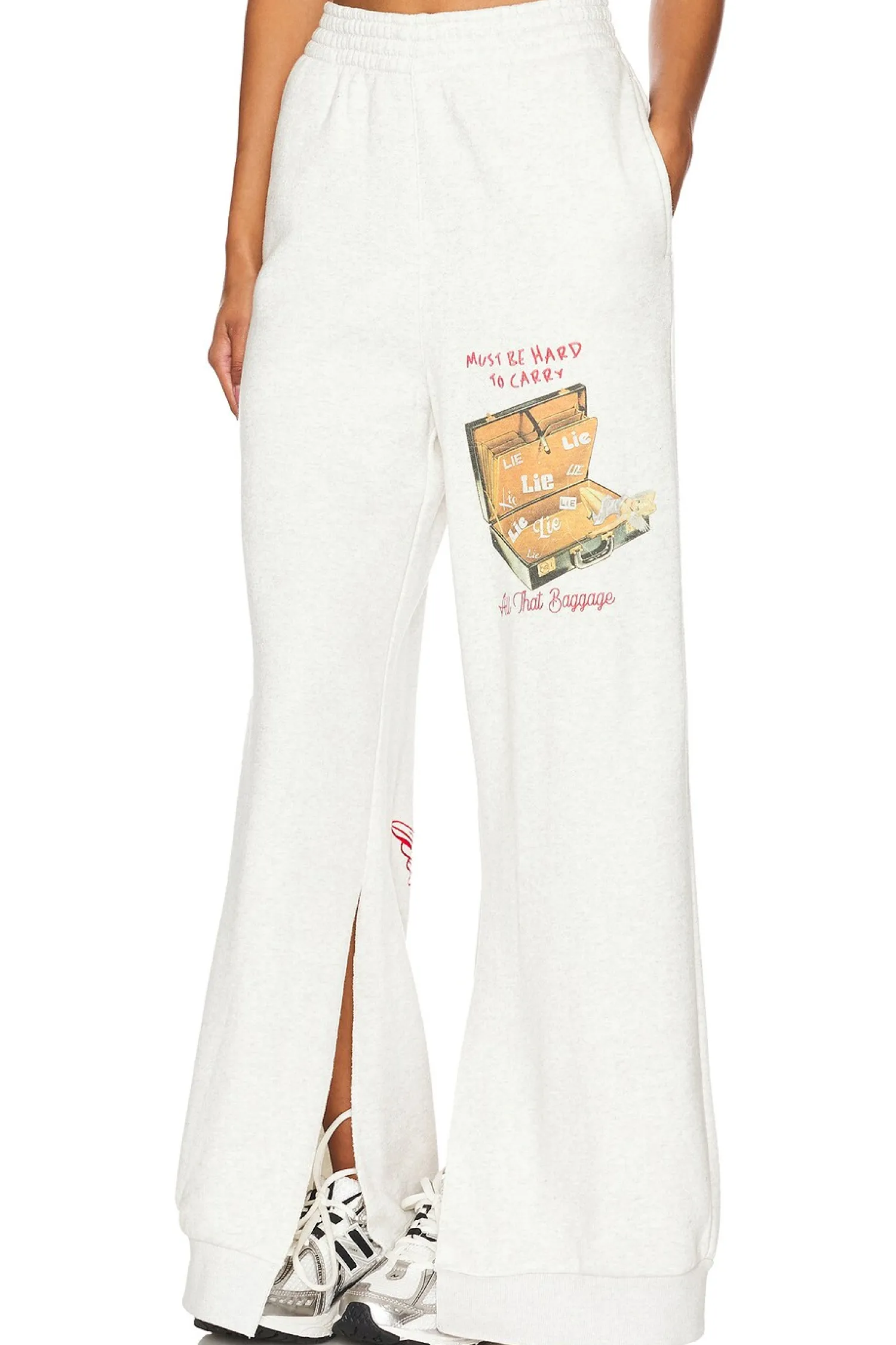 Women Boys Lie Pants|Loungewear>All That Baggage Terry Natural Sweatpants