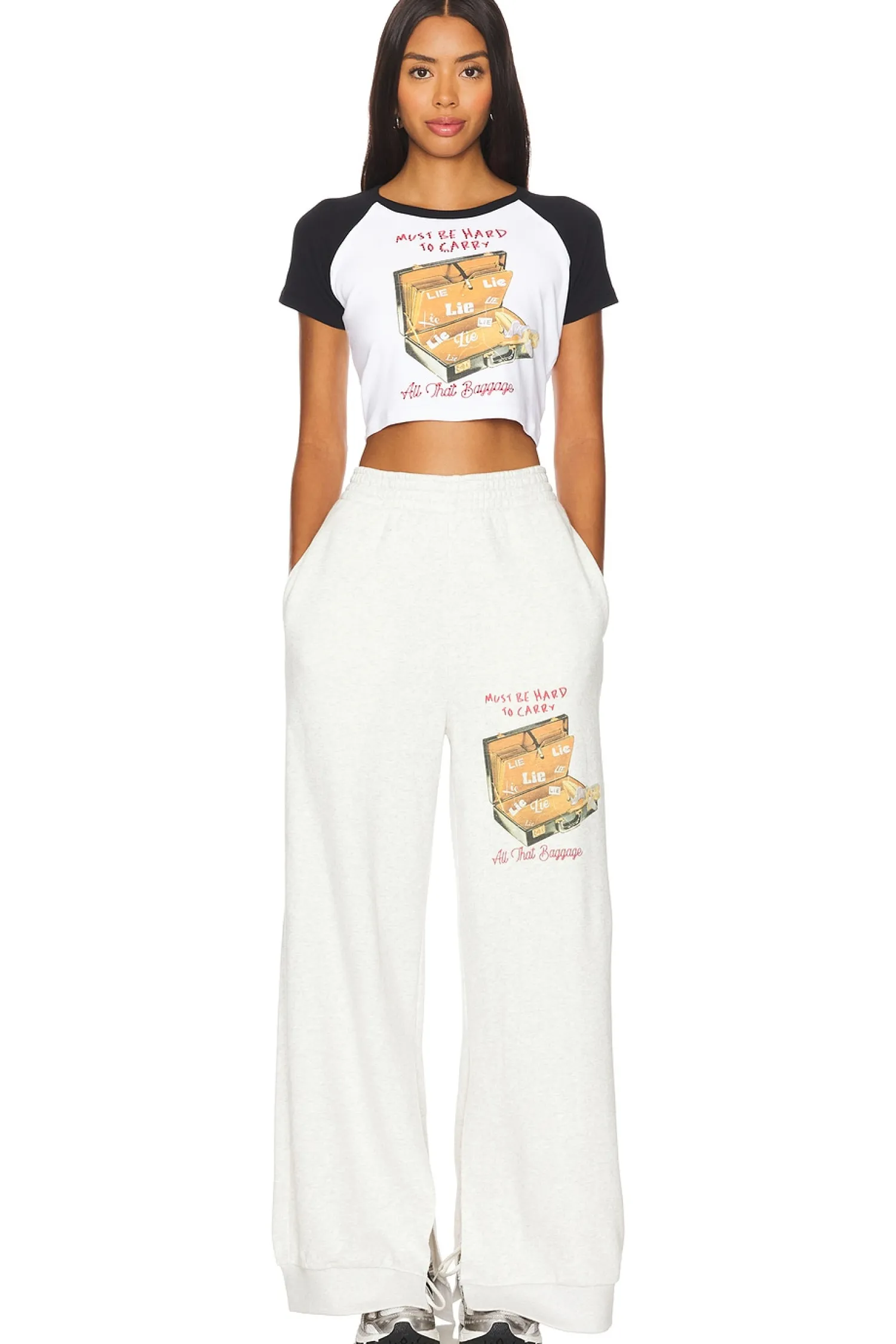Women Boys Lie Pants|Loungewear>All That Baggage Terry Natural Sweatpants