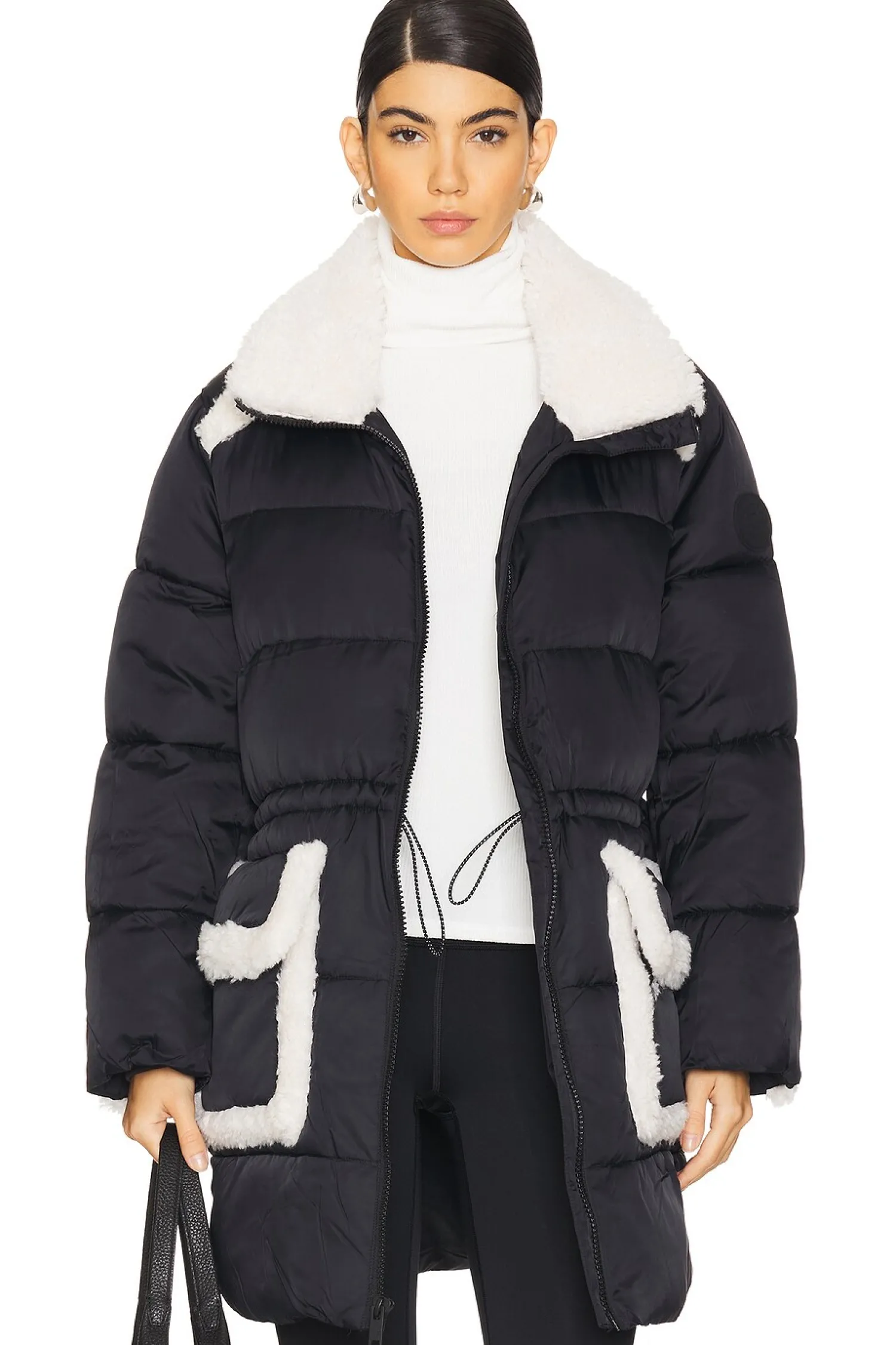 Women UGG Jackets & Coats>Amal Plush Seam Puffer Coat