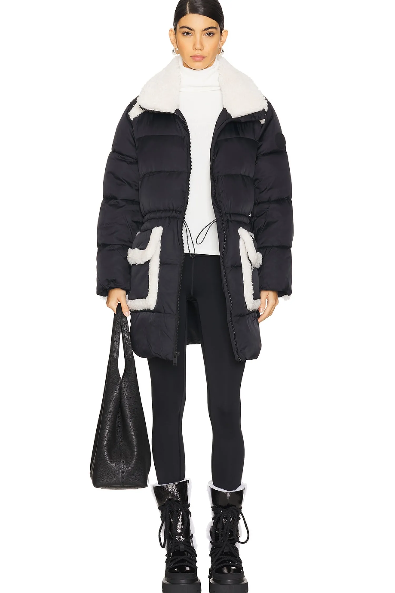 Women UGG Jackets & Coats>Amal Plush Seam Puffer Coat