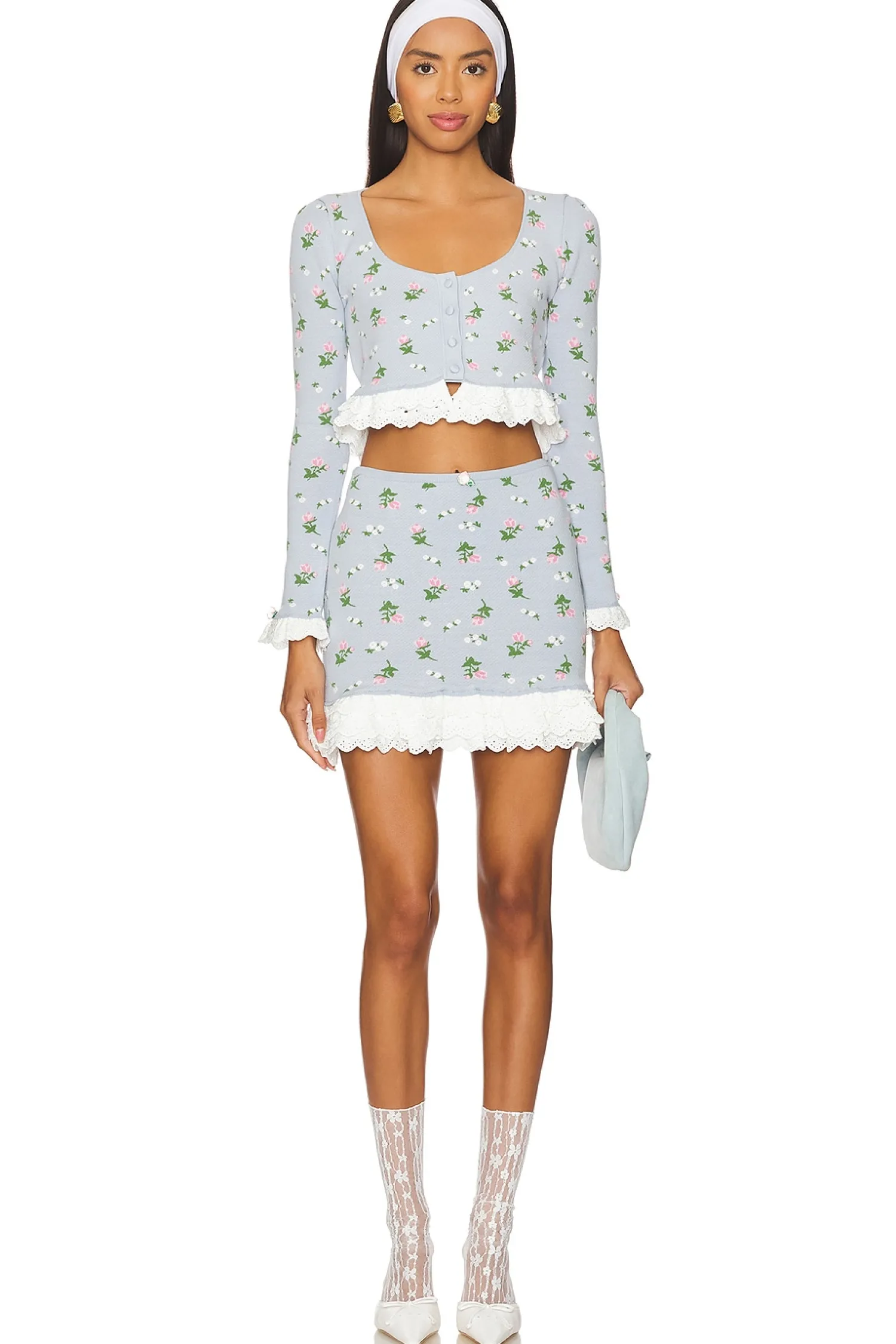 Women For Love & Lemons Matching Sets>Amalia Knit Cardigan