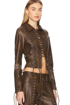 Women LOBA Matching Sets|Jackets & Coats>Amantilla Faux Leather Jacket