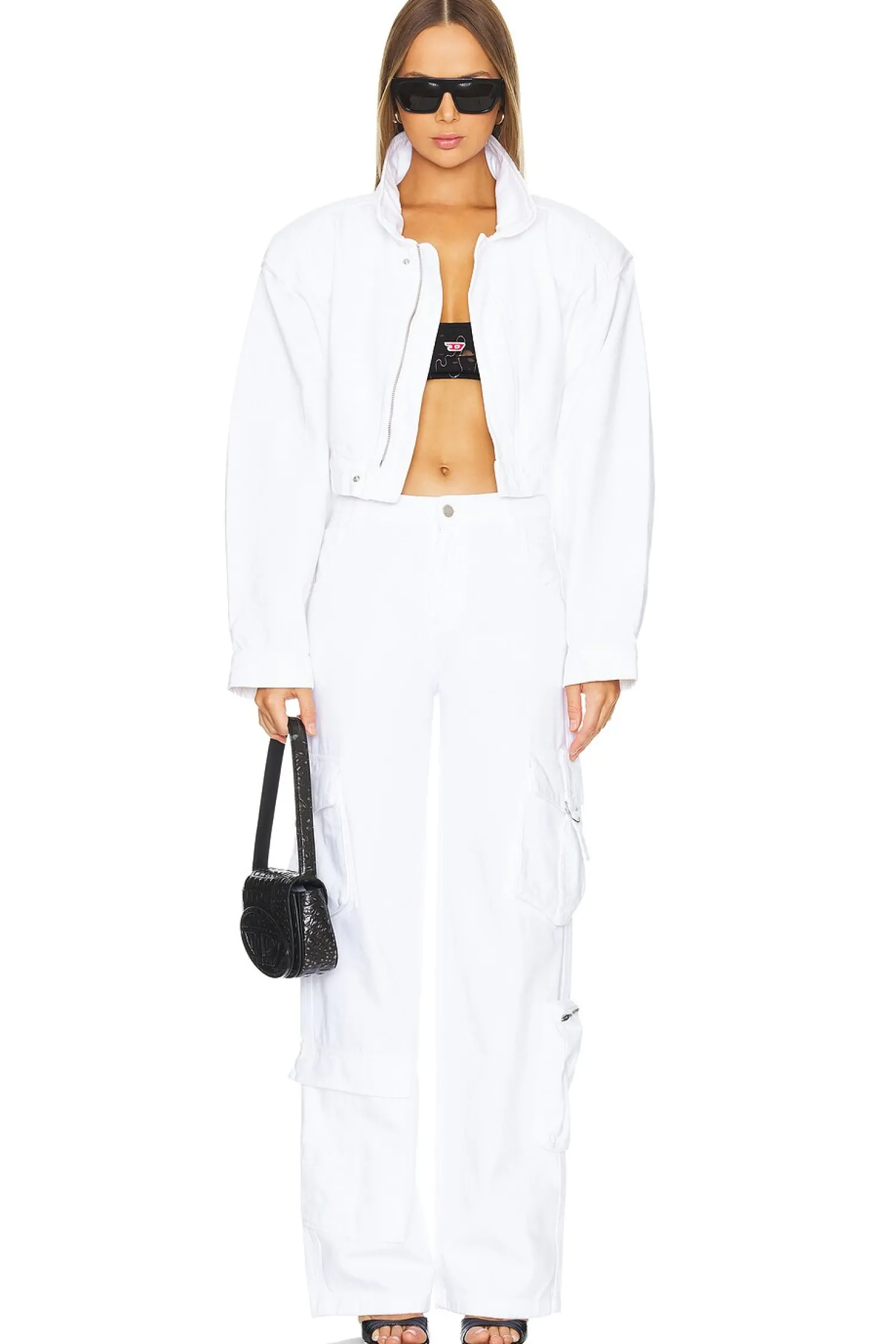 Women 3x1 Jackets & Coats>Amelia Crop Jacket