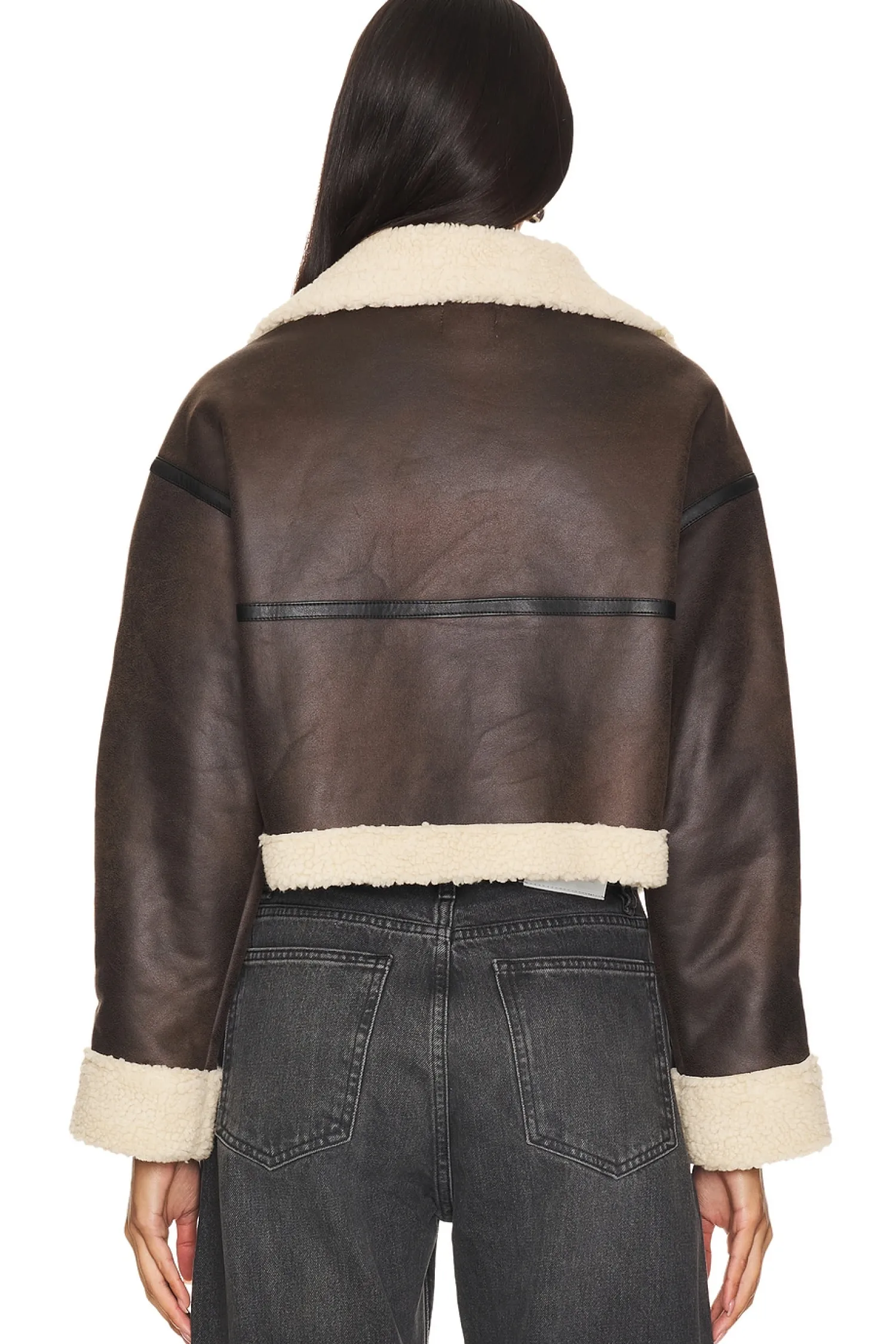 Women superdown Jackets & Coats>Amelia Faux Leather Jacket