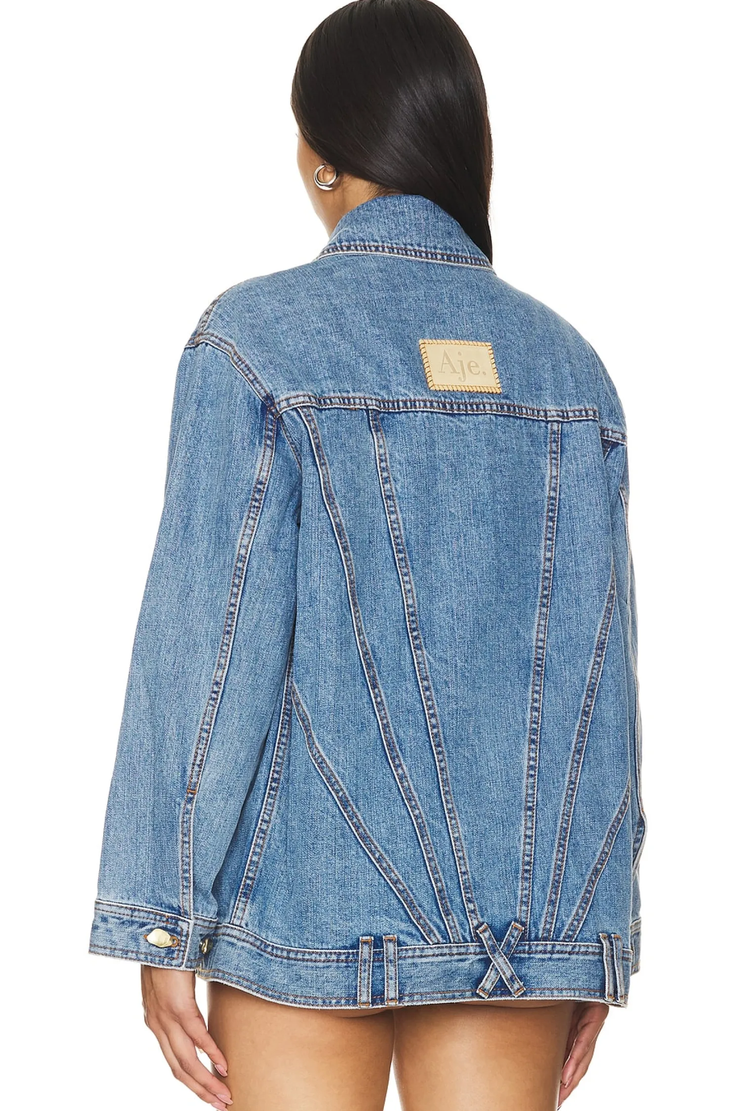 Women Aje Jackets & Coats>Aradia Oversized Denim Jacket