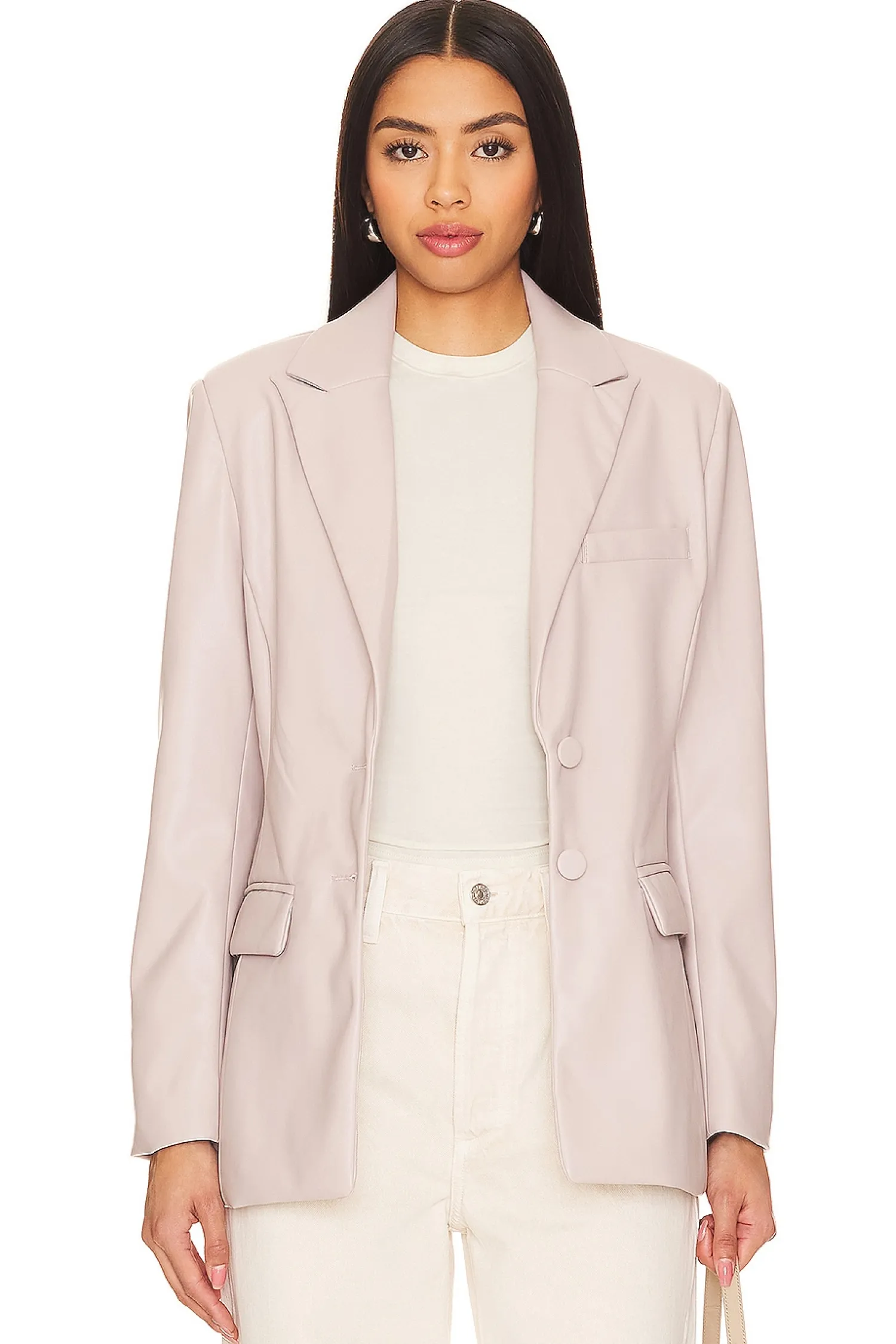 Women Steve Madden Jackets & Coats>Aria Faux Leather Blazer