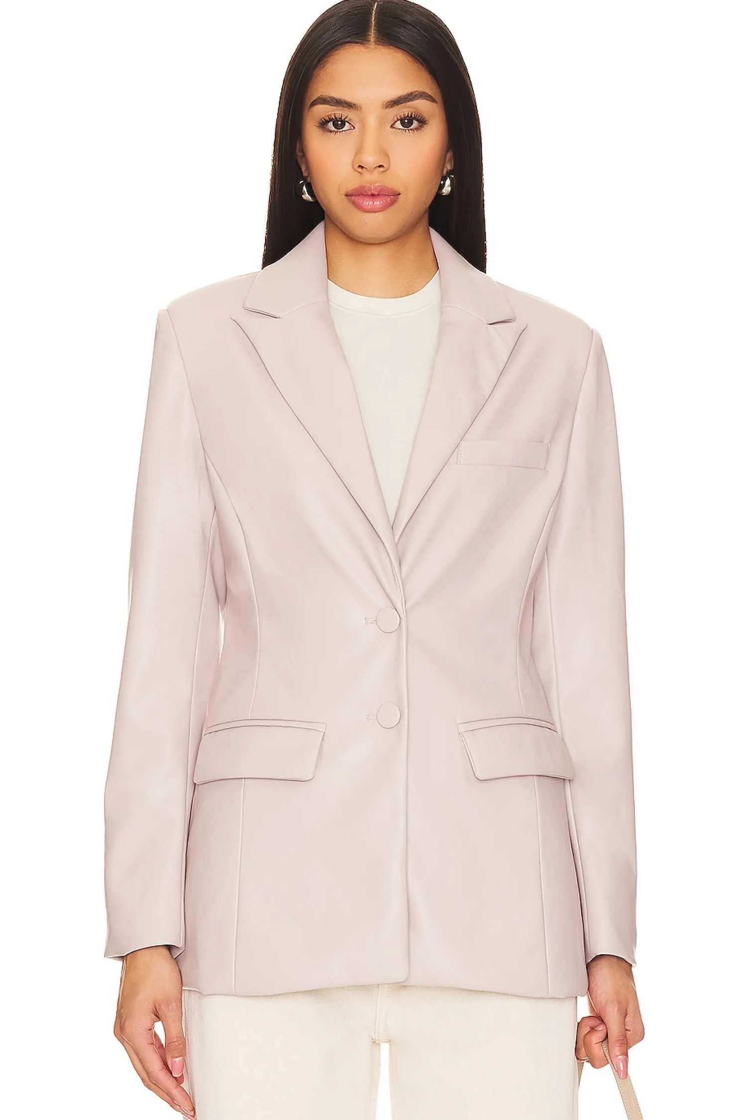 Women Steve Madden Jackets & Coats>Aria Faux Leather Blazer