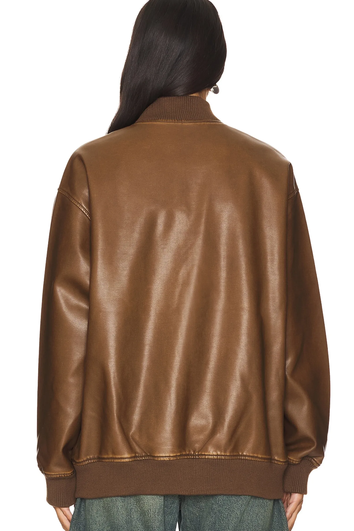 Women superdown Jackets & Coats>Ariel Faux Leather Bomber