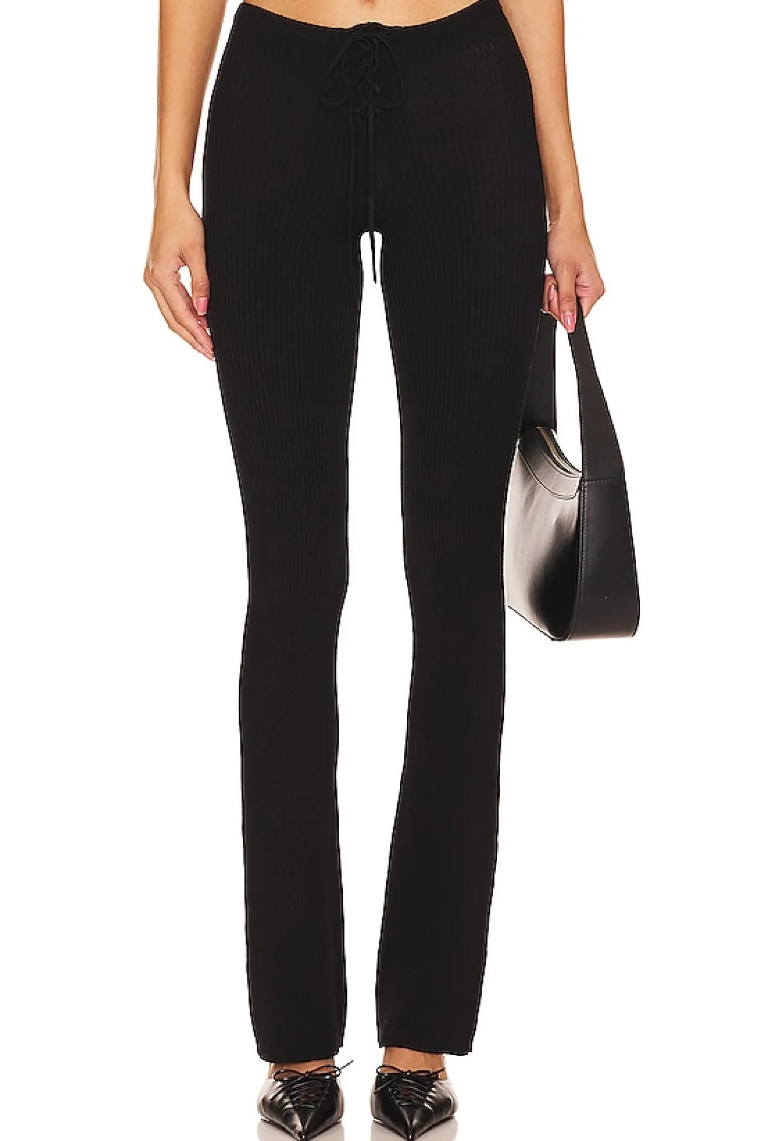 Women Camila Coelho Pants|Loungewear>Artemis Lace Up Knit Pant