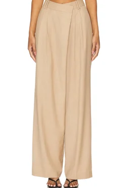 Women Shona Joy Pants|Matching Sets>Asher Asymmetrical Pleat Front Pant