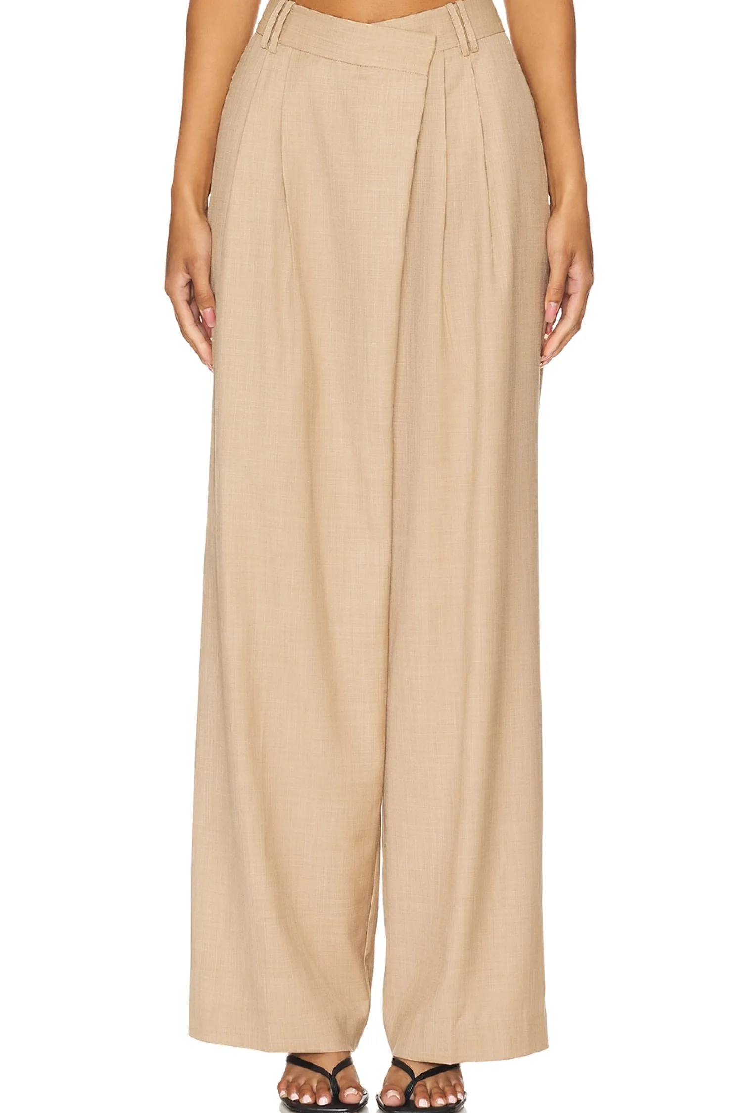 Women Shona Joy Pants|Matching Sets>Asher Asymmetrical Pleat Front Pant