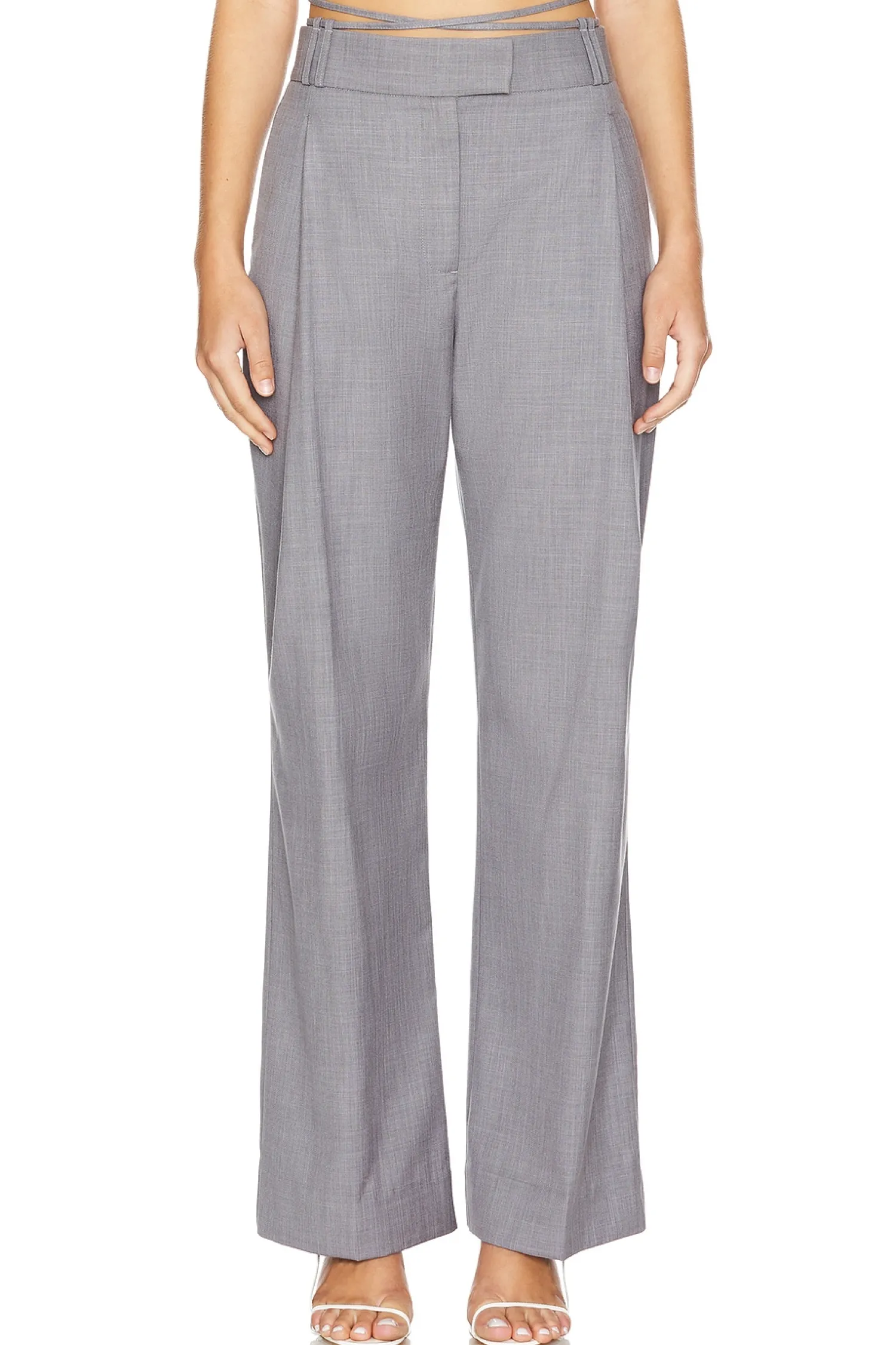 Women Shona Joy Pants>Asher Low Rise Slouch Pant With Tie