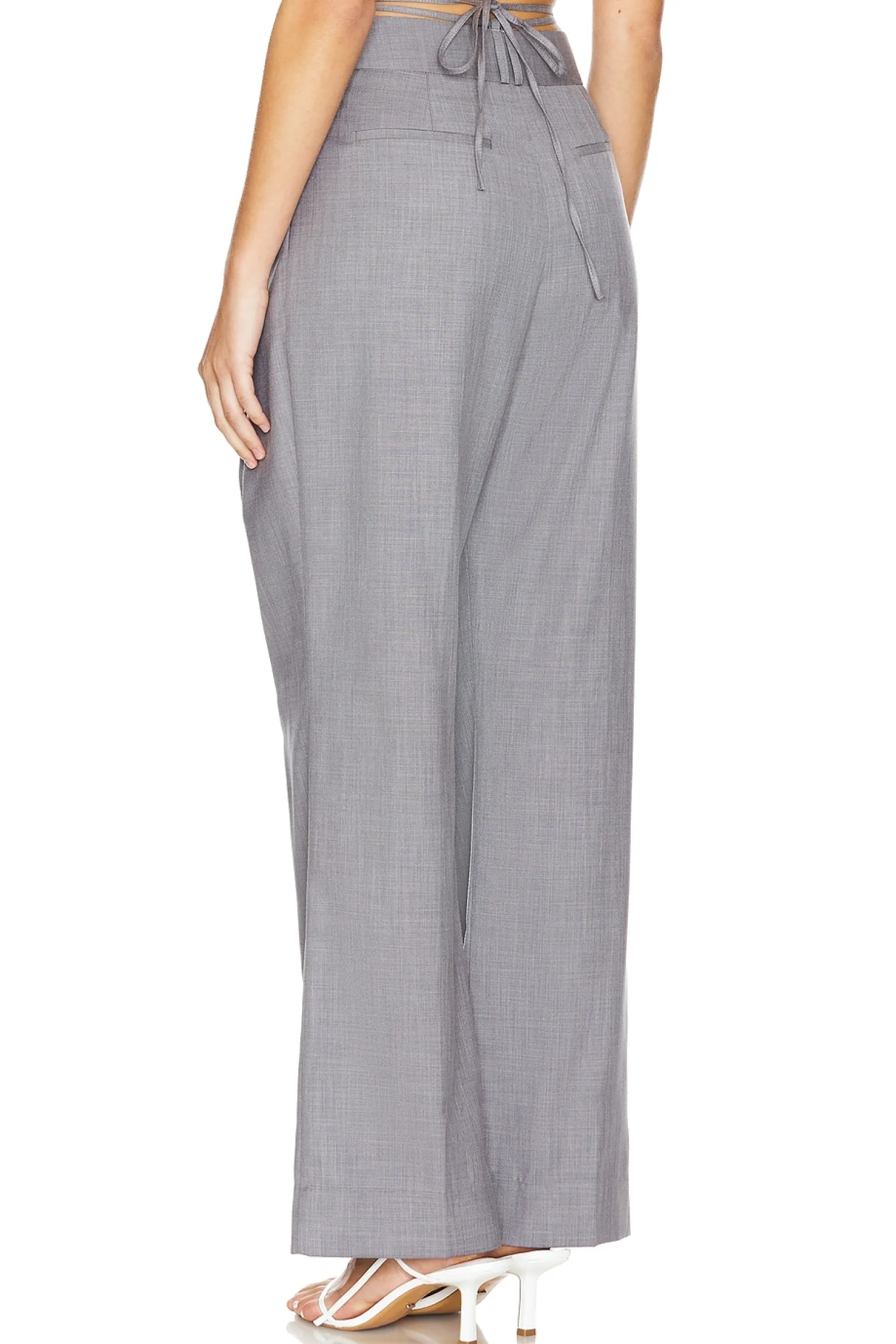 Women Shona Joy Pants>Asher Low Rise Slouch Pant With Tie