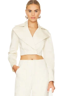 Women L'Academie Jackets & Coats>Ashler Stretch Cotton Twill Jacket