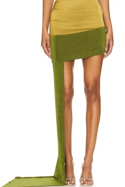 Women Khanums Matching Sets>Asymmetric Mini Skirt