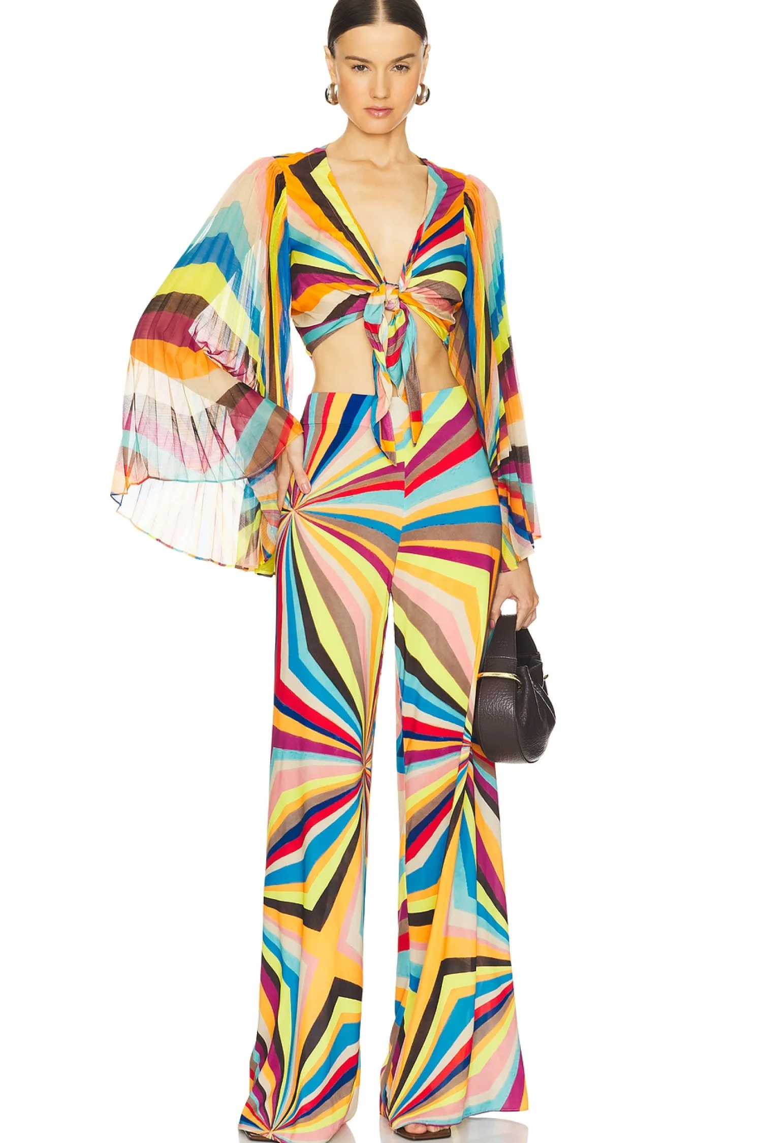 Women Alice + Olivia Pants>Athena Wide Leg Pant