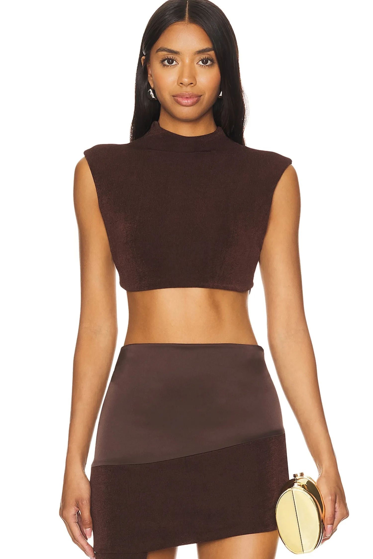 Women Khanums Matching Sets>Backless Cropped Tee