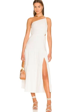 Women MILLY Dresses>Bahati Poplin Cutout Dress
