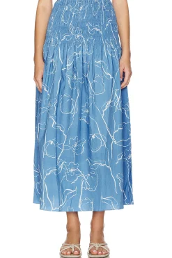 Women FAITHFULL THE BRAND Matching Sets>Baia Midi Skirt