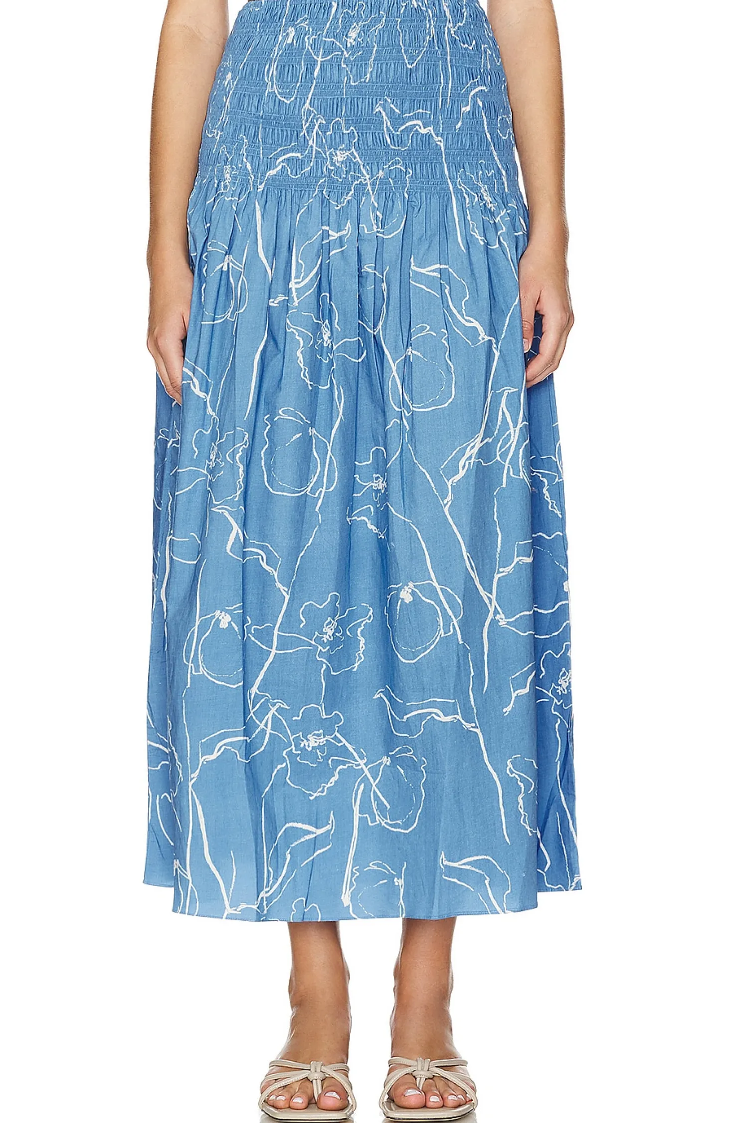 Women FAITHFULL THE BRAND Matching Sets>Baia Midi Skirt