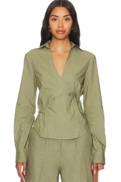 Women FAITHFULL THE BRAND Matching Sets>Baia Wrap Shirt