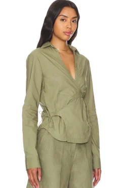 Women FAITHFULL THE BRAND Matching Sets>Baia Wrap Shirt