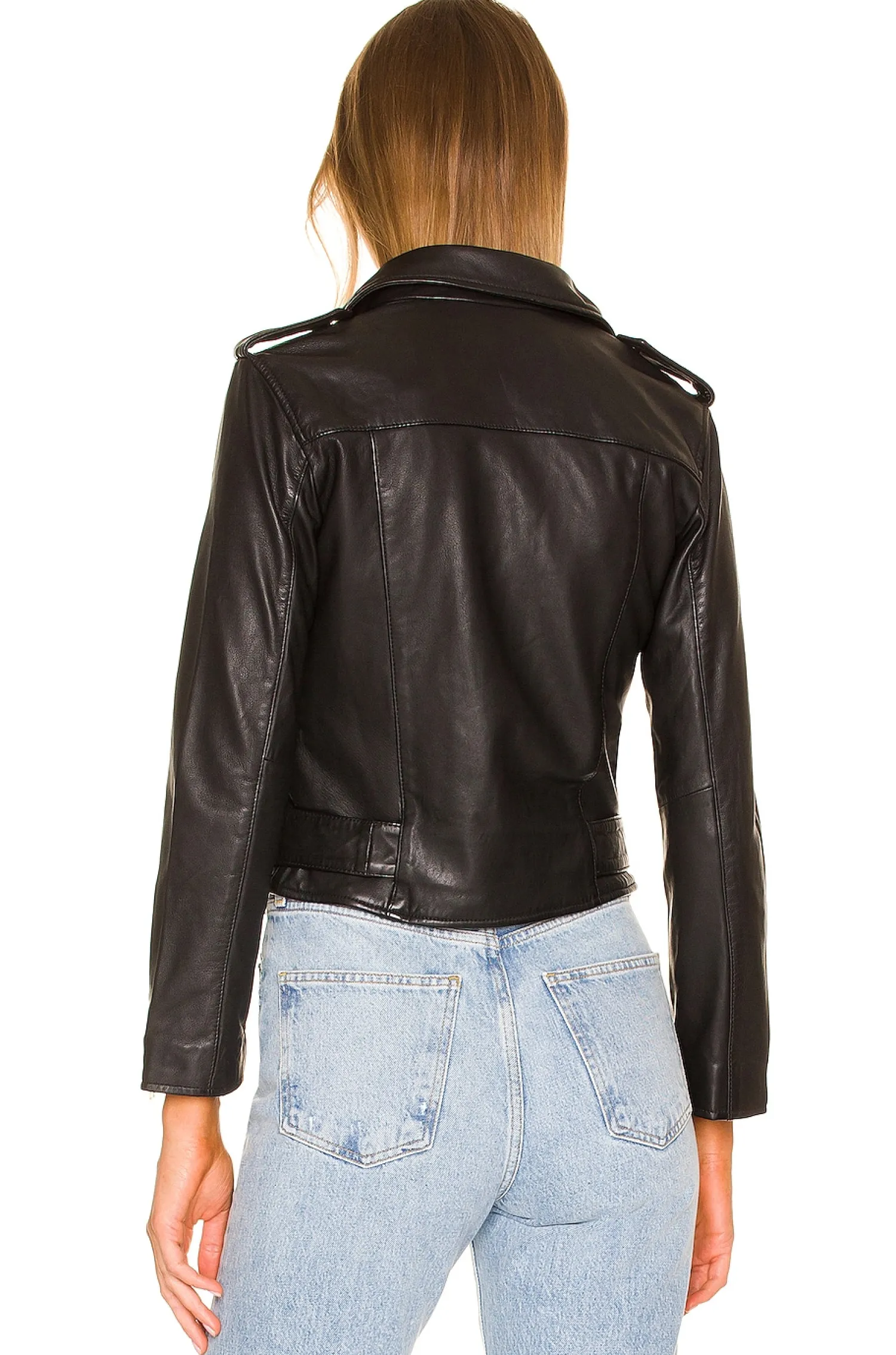 Women ALLSAINTS Jackets & Coats>Balfern Gold Biker Jacket