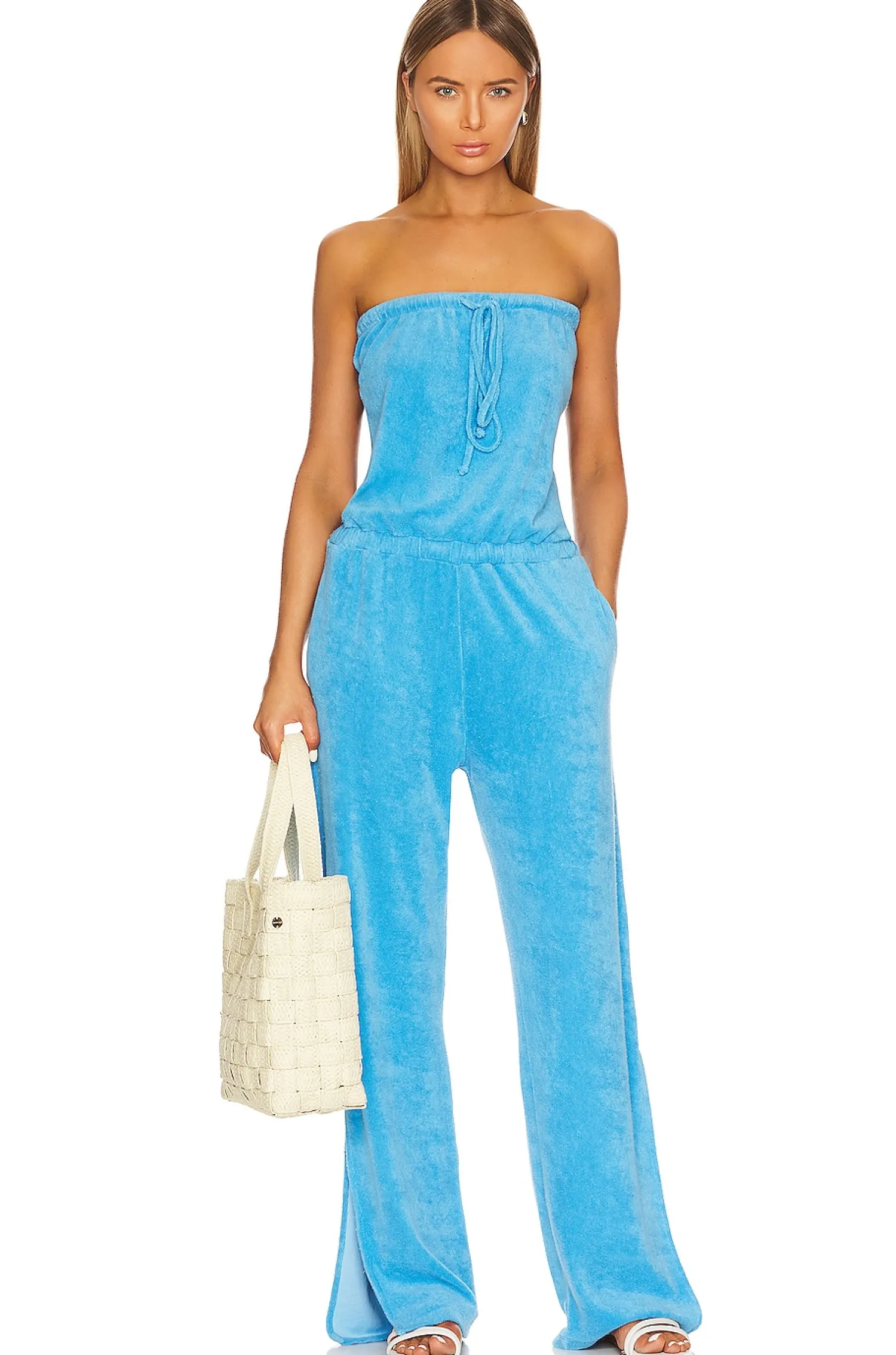 Women MONROW Jumpsuits>Bandeau Jumpsuit