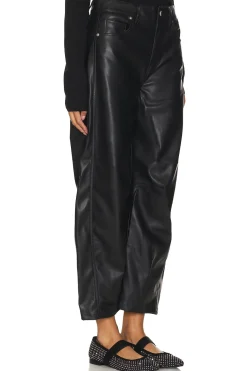 Women BLANKNYC Pants>Barrel Leg Faux Leather Pant