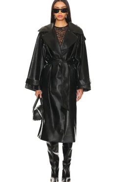 Women Lovers and Friends Jackets & Coats>Barrett Faux Leather Coat