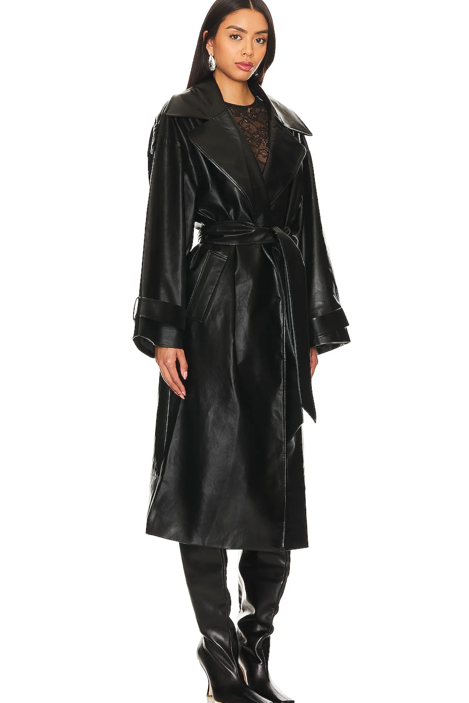 Women Lovers and Friends Jackets & Coats>Barrett Faux Leather Coat