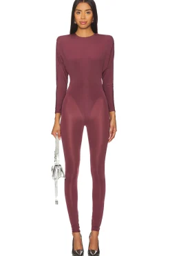 Women Alex Perry Jumpsuits>Batwing Jersey Catsuit