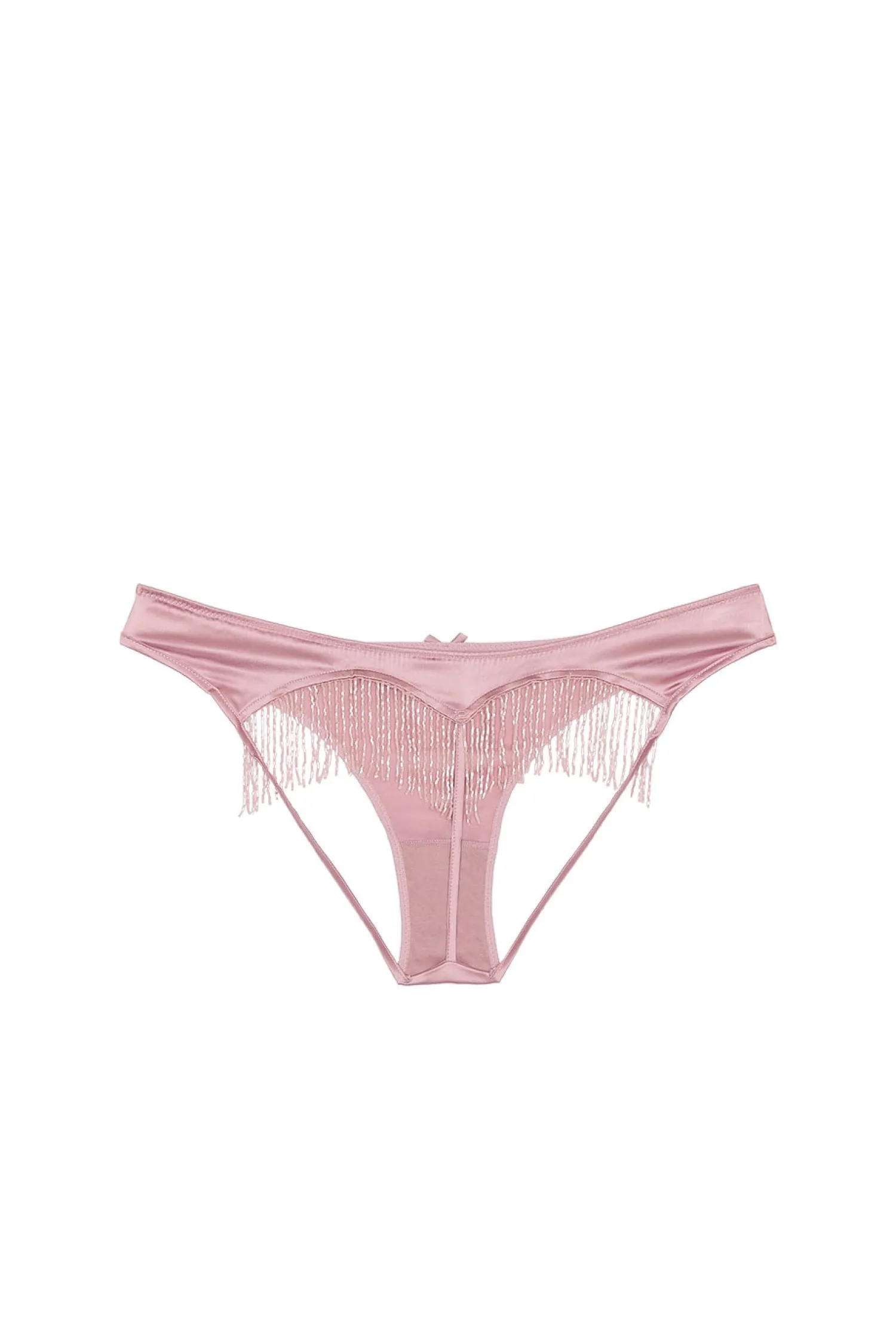 Women fleur du mal Lingerie & Sleepwear>Beaded Fringe Ouvert Heart Shaped Panty