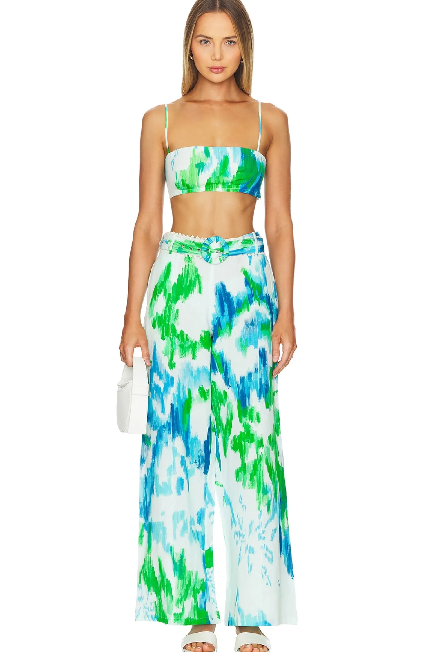 Women HEMANT AND NANDITA Pants>Belted Flared Pants