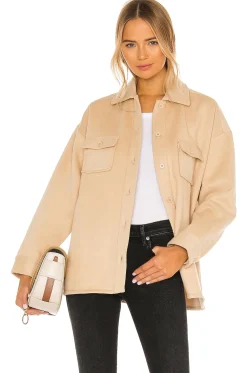 Women Lovers and Friends Jackets & Coats>Belted Utility Fleece Jacket