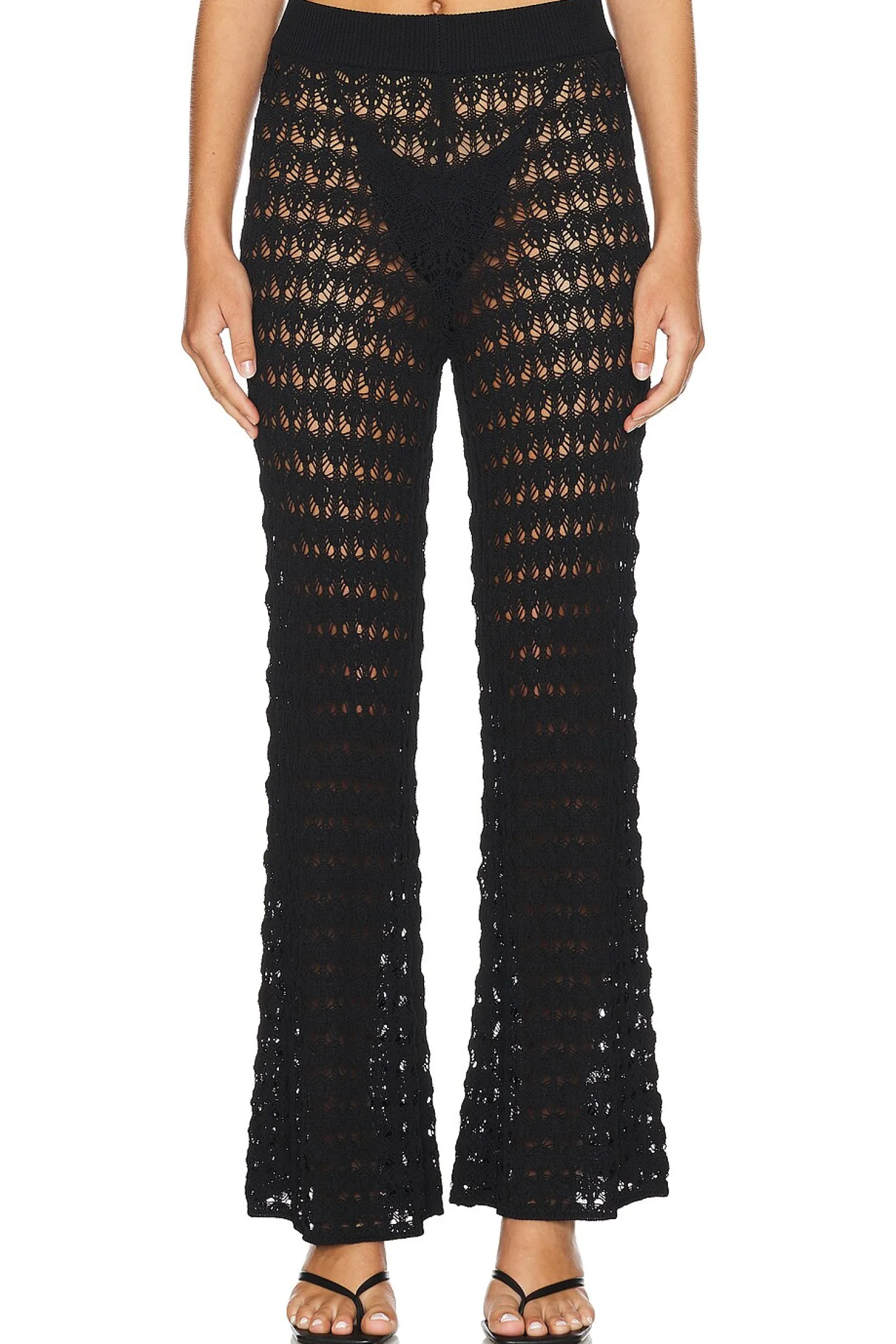 Women LNA Pants|Matching Sets>Bianca Crochet Pant