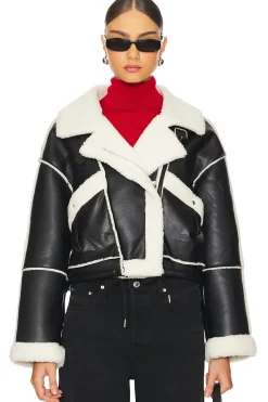 Women BLANKNYC Jackets & Coats>Black & White Jacket