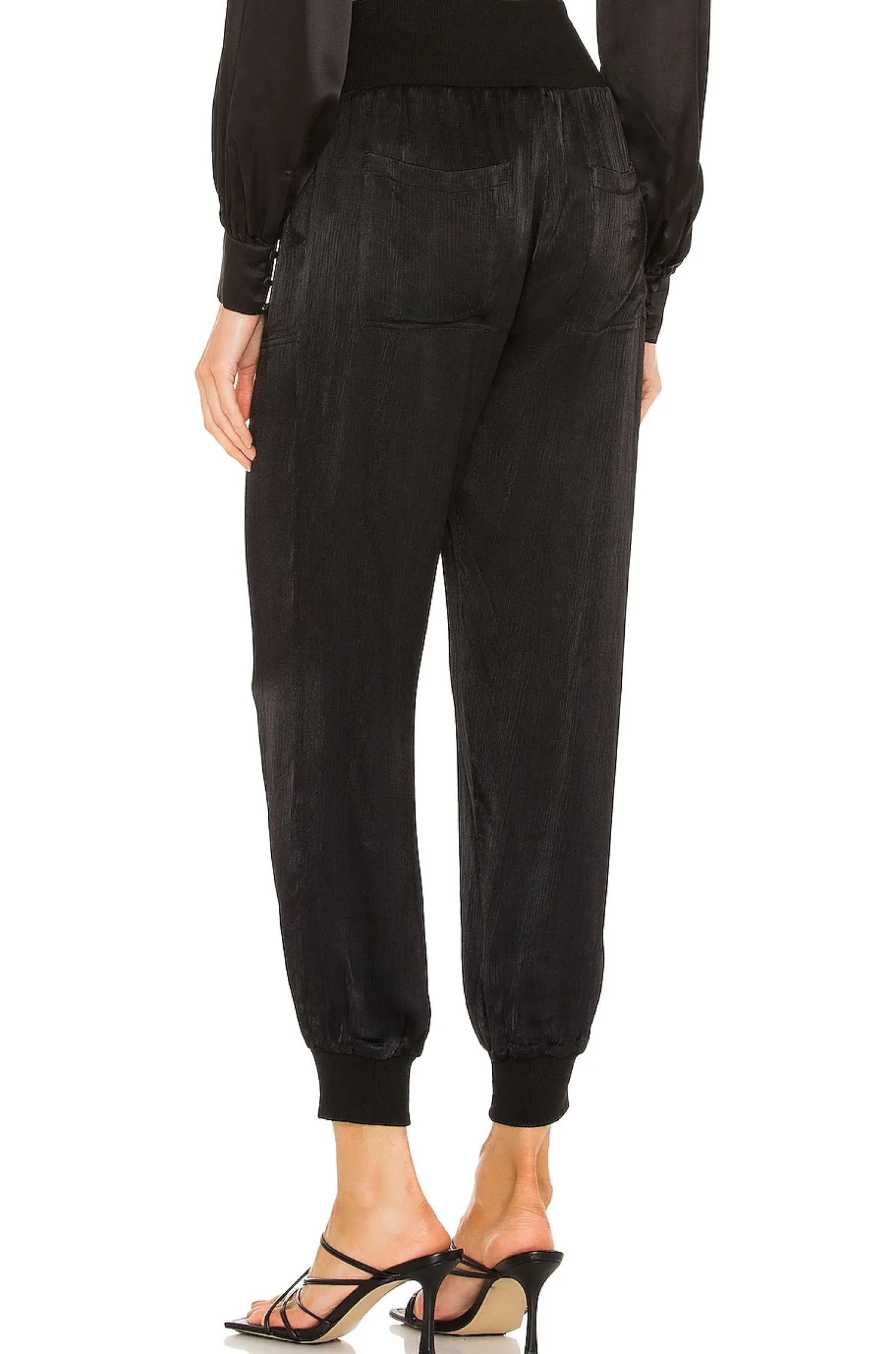 Women Bobi Pants>Sleek Textured Pant