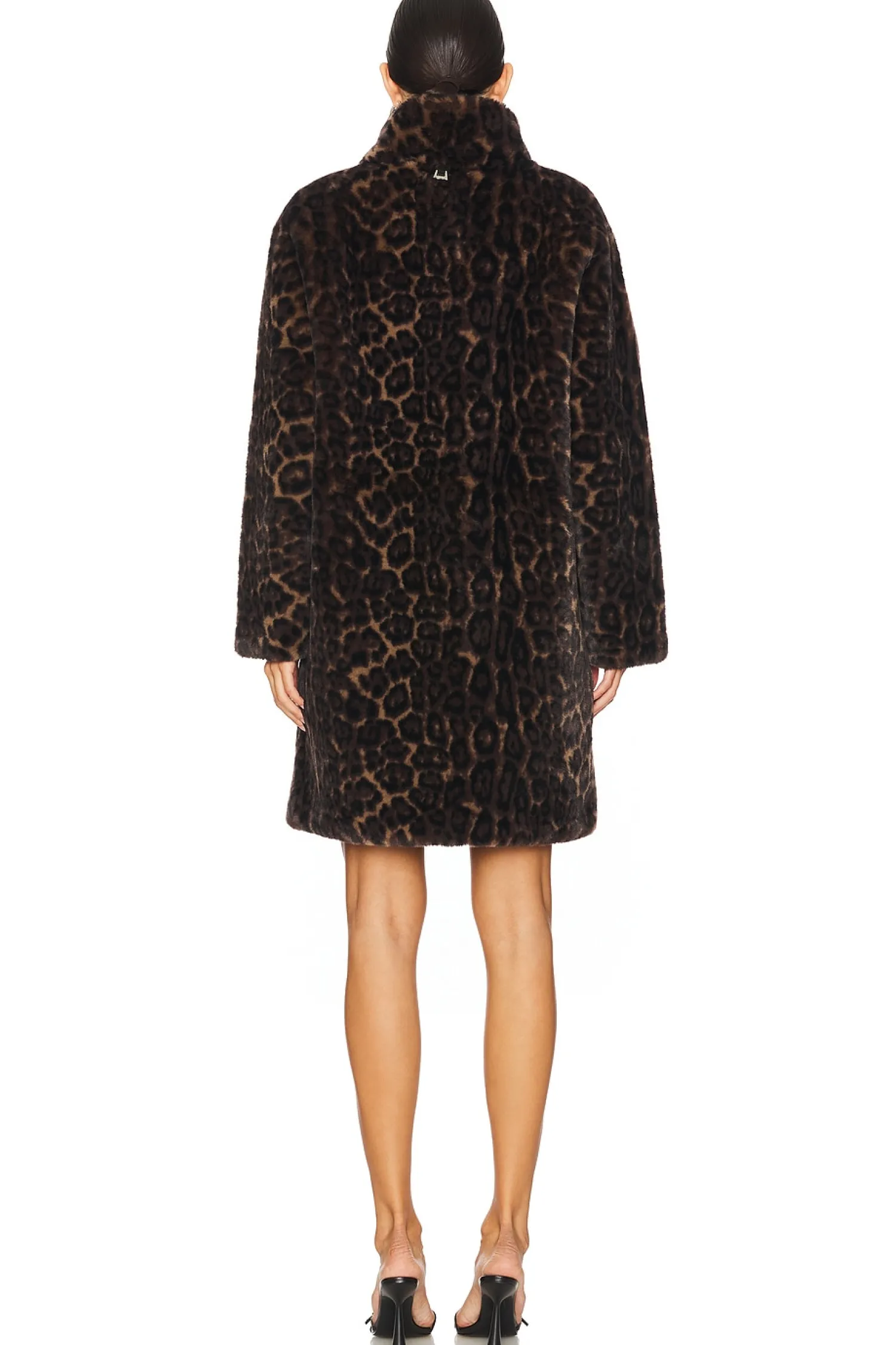 Women Apparis Jackets & Coats>Blair Leopard Mid Length Coat